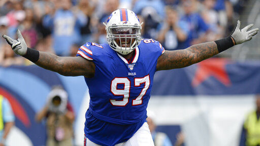 Jordan Phillips is Week 5's leader in sacks